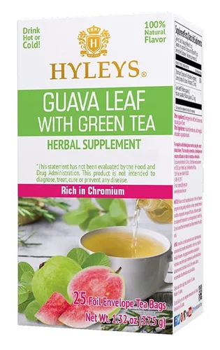 Vista 8 de Hyleys Remolacha y té verde con sabor natural a granada - Té de energía de hierbas - Apoya la concentración - 25 bolsas de té Beet Root & Green