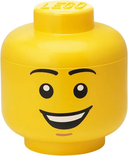Vista 19 de LEGO - Cabezal de almacenamiento (pequeño), caja de almacenamiento de Amarillo brillante