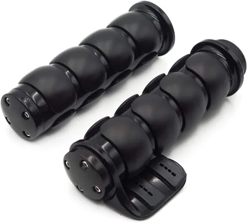 Vista 3 de Empuñaduras de mano antideslizantes para motocicleta de 7/8 pulgadas con asistencia de acelerador para Harley Yamaha Kawasiki Suzuki Cruisers Motos