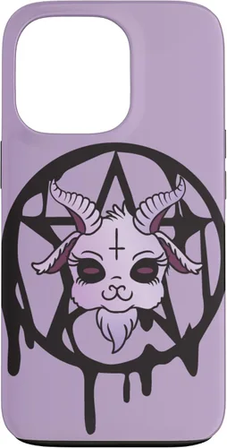 Vista 10 de Anime Aesthetic Baphomet Pentagram Pastel Goth Case for iPhone 17