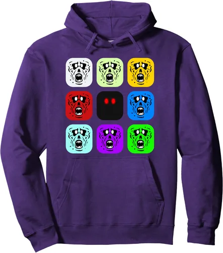 Vista 12 de Sudadera con capucha Zombie Rush Zombies, Negro, S