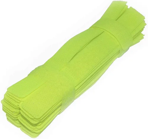 Vista 10 de 50 piezas, sujetacables reutilizables, organizador de cables, sostén de cables, 17,8 cm (multicolor2)