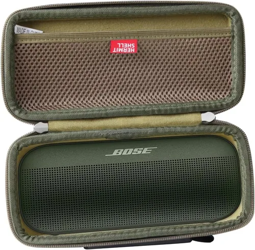 Vista 7 de Hermitshell Estuche de viaje duro para Bose SoundLink Flex 2ª generación/Bose SoundLink Flex Bluetooth Altavoz portátil (negro)