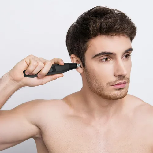 Vista 4 de Soonsell Recortadora de pelo para nariz y orejas sin dolor para hombres