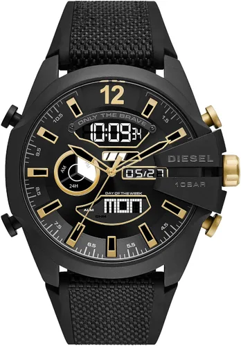 Vista 2 de Diesel Mega Chief Anadigi Men's Watch Case Size 51mm Stainless Steel Watch
