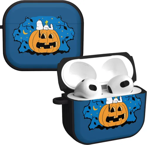 Vista 19 de Affinity Bands Peanuts Halloween HDX - Funda compatible con Apple AirPods Gen 1 y 2 (gran calabaza)