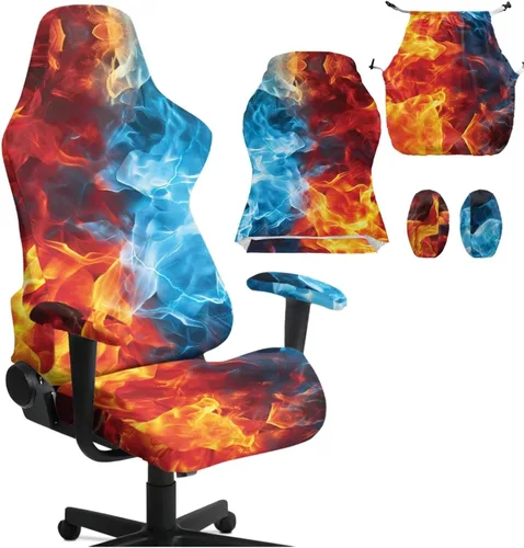 Vista 17 de Bald Eagle Gaming Protector for Students American Flag Stretchy Armrest Covers Patriotic Ergonomic Office Cover Dustproof Home & Dorm Room Decor
