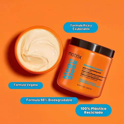 Vista 10 de MATRIX Mega Sleek Supreme Mask - Para cabello encrespado, 16.9 onzas