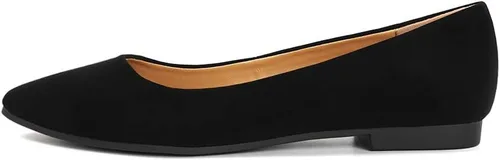 Vista 2 de FUNKYMONKEY Zapatos planos clásicos de ballet para mujer, zapatos planos casuales y cómodos