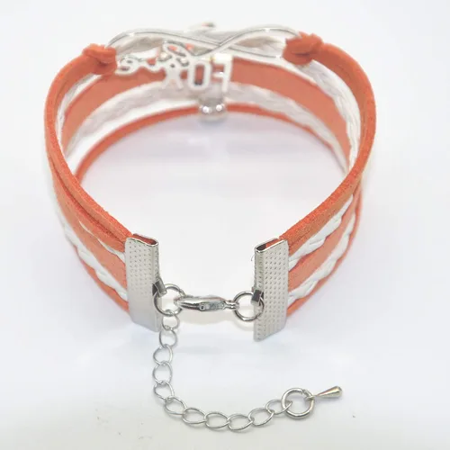 Vista 4 de HCChanshi Pulsera de zorro Regalos de zorro infinito de amor, pulsera de zorro para niñas, mujeres, hombres, regalos de San Valentín, regalos