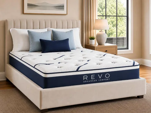 Vista 11 de Revo Serena Pillow Top Innerspring - Colchón de 10 pulgadas, tamaño individual