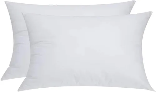 Vista 4 de Almohada lumbar para el hogar, sofá, silla, decoración de cama, funda de poliéster decorativa, cojín interior, rectangular, 12 x 20 pulgadas