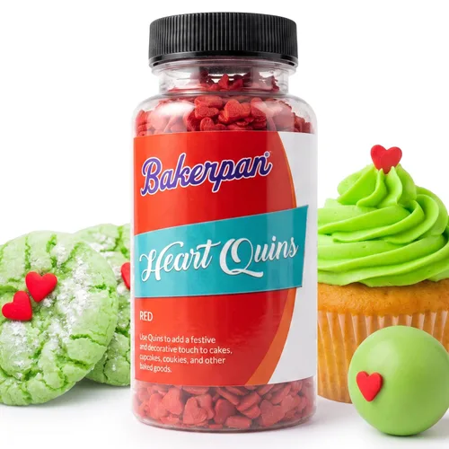 Vista 8 de Bakerpan Gránulos Jimmies azules y blancos - 4.3 onzas de gránulos para decorar pasteles - Gránulos azules comestibles para magdalenas, helados