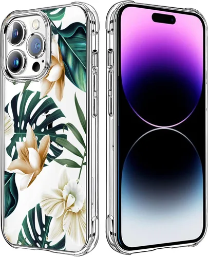 Vista 132 de Funda transparente de girasol compatible con iPhone SE 2022 SE 2020 7 8, funda trasera floral para niñas y mujeres, funda protectora transparente