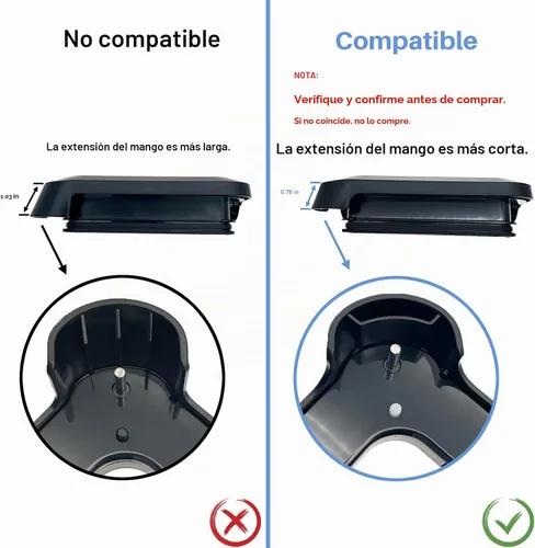 Vista 4 de Tapa de repuesto para jarra Ninja 72 OZ XL, tapa de bloqueo de cubierta superior de frasco, compatible con Ninja Blender modelo BL740 BL770 BL771