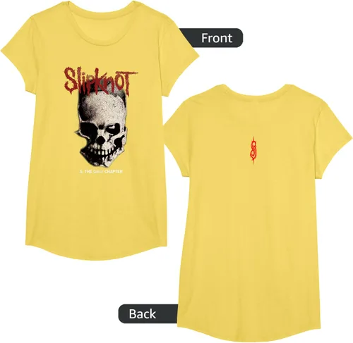 Vista 35 de Slipknot Tribal Calavera playera, niños 12, Rojo