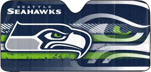 Vista 19 de Fanmats Parasol Solar Automático para Parabrisas de la NFL, Protector Solar Visera Solar Acordeón Tri-plegable para Almacenamiento 59" x 29.5