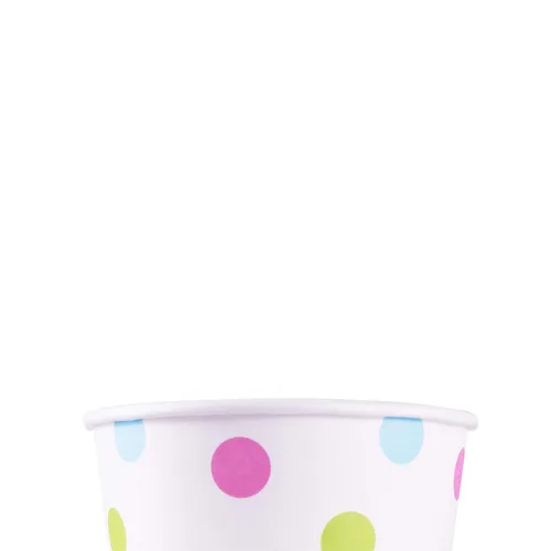 Vista 2 de Karat Copas de helado de papel y cuencos de sopa para alimentos calientes y fríos, ideales para sopa, helado, helados, gelatos, yogur y aperitivos