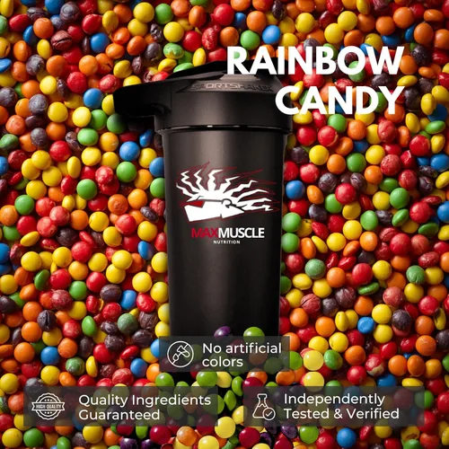 Vista 5 de Max Muscle Creatine Rainbow Candy Flavor for Muscle Growth, Increased Strength, Enhanced Energy Output, Boost Endurance, Maximum Absorption and
