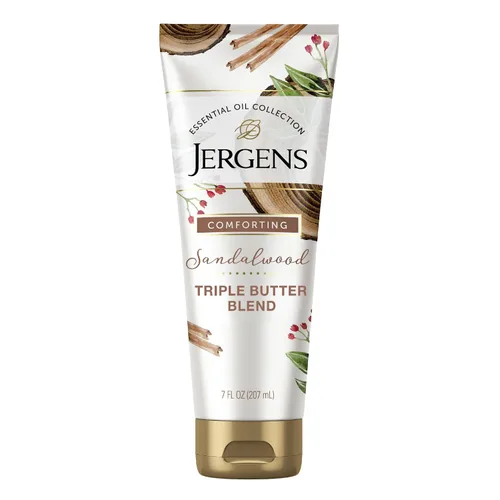 Vista 11 de Jergens Manteca Corporal de Lavanda Loción para Manos y Cuerpo, Crema Hidratante para Mujeres, con Aceites Esenciales para una Hidratación