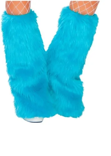 Vista 4 de Roma Costume Halloween Party - Fundas para botas de piel para mujer, color negro, talla única, Negro
