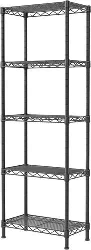 Vista 10 de SINGAYE 2 estantes pequeños para cocina, estante de alambre, estante de metal, organizadores ajustables, estantes de almacenamiento para despensa