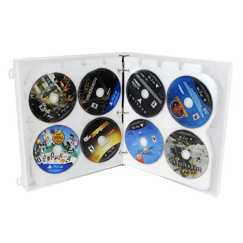 Vista 6 de UniKeep High Capacity Disc Storge Case With Printed Theme For PlayStation (Clear)