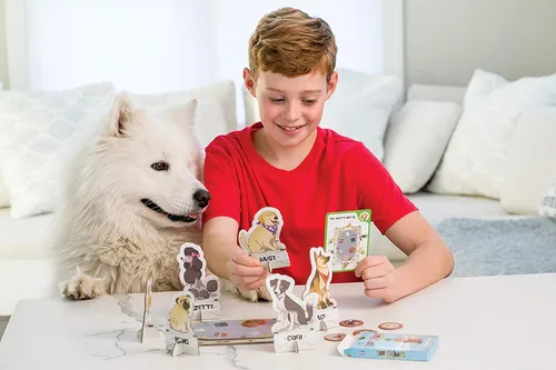 Vista 5 de ThinkFun Dog Crimes Juego de Lógica – Rompecabezas Atractivo para Niños y Adultos Divertido Tema de Detective Desarrollador de Habilidades