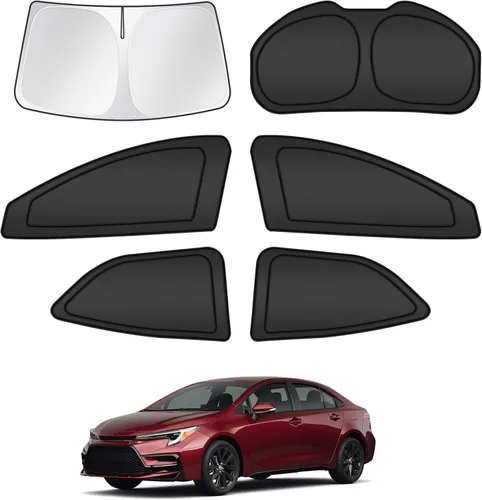 Vista 110 de T TGBROS Parasol para parabrisas para BMW X1 F48 2016 2017 2018 2019 2020 2021 2022 para ventana de automóvil, con bloqueo UV grueso y opaca