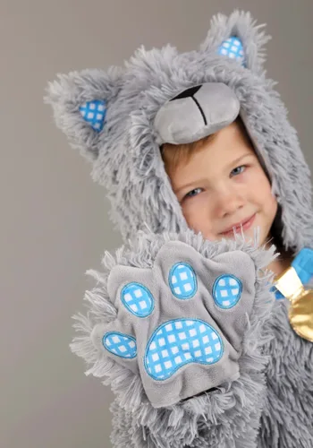 Vista 3 de Disfraz de Perro de Cuento para Niños Pequeños Multicolor