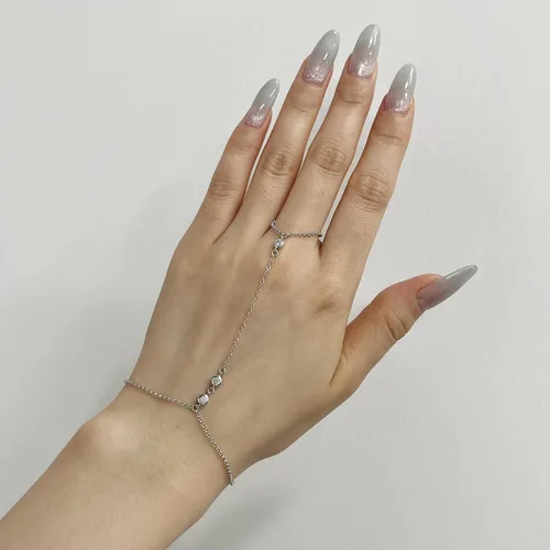 Vista 57 de Pulsera de plata de ley 925 para mujer, pulsera de mano para mujer, pulseras esclavas de 7 a 9 pulgadas ajustable