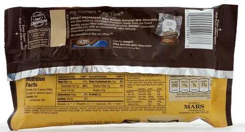 Vista 3 de Dove Promesas de chocolate con leche, paquetes de 7.94 onzas (paquete de 4)