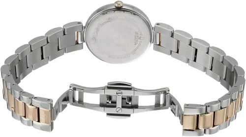 Vista 4 de Bulova 98P147 - Pulsera de reloj de dos tonos de acero inoxidable de dos tonos para mujer (0.472 in)