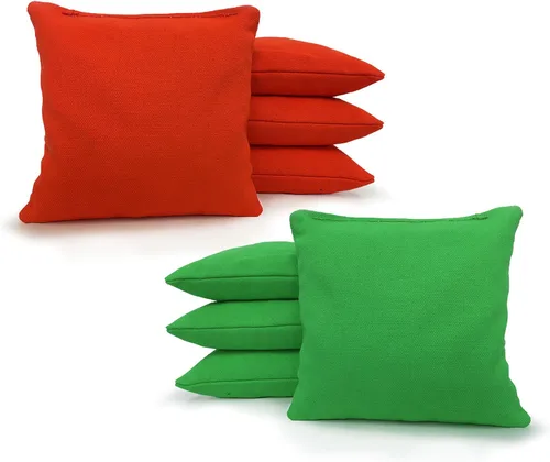 Vista 30 de Tailgating Pros Bolsas de cornhole reglamentarias – Juego de 8 – Relleno de maíz y hecho a mano, más de 25 opciones