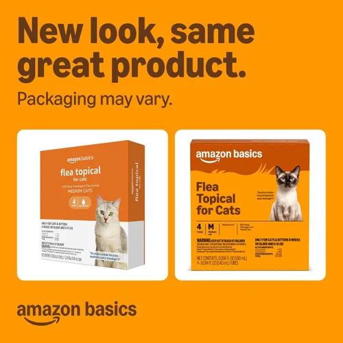 Vista 2 de Amazon Basics PrevenativeTratamiento tópico de pulgas para gatos medianos (5-9 libras), 4