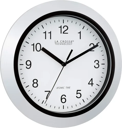 Vista 4 de La Crosse Technology Relojes de pared atómicos analógicos y digitales con temperatura
