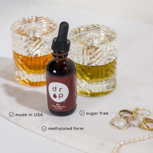 Vista 7 de Drop Supplements - Gotas de electrolitos orgánicos de minerales traza y vitamina B12, 2500 mcg, paquete de gotas líquidas de 2 onzas