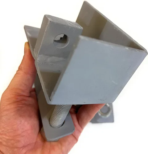 Vista 4 de Caja de bloqueo de contenedores de envío con llave atornillada con 4 llaves, 100% acero para seguridad resistente