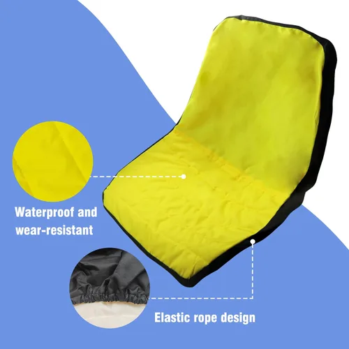 Vista 3 de LP92334 Funda de Asiento para Cortacésped Compatible con Cortacésped de John Deere Tractor & Gator con hasta 18 Pulgadas de Altura