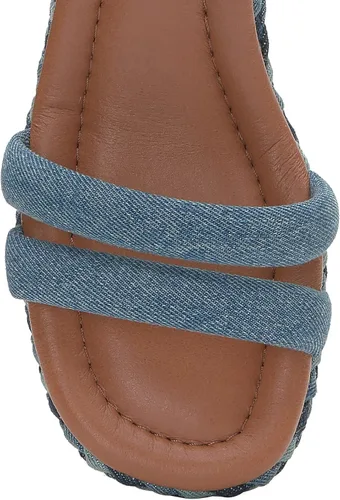 Vista 9 de Lucky Brand Naylicia - Sandalia de cuña trenzada para mujer