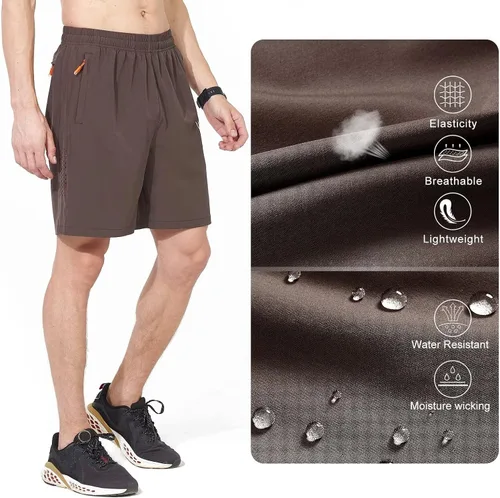 Vista 5 de NORTHYARD - Pantalones cortos deportivos para correr para hombres, ligeros, de secado rápido, 7, 5 o 9 pulgadas, para senderismo, deportes, gimnasio