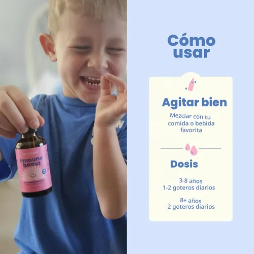 Vista 5 de JoySpring Gotas de apoyo inmunológico para niños, saúco, 2 onzas líquidas