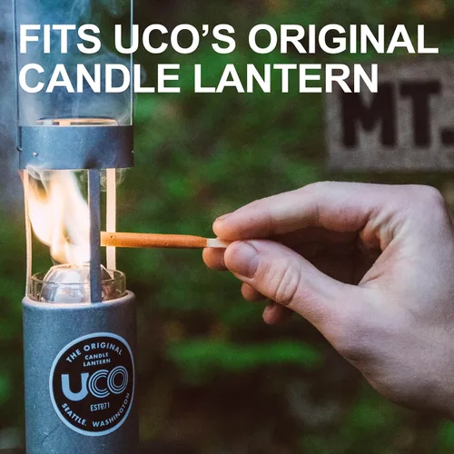 Vista 5 de Velas blancas de 9 horas para linternas de velas UCO, velas de larga duración para actividades al aire libre, camping, suministros de preparación