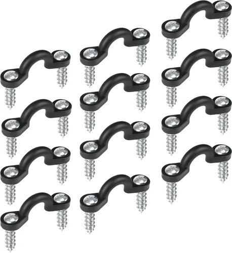 Vista 7 de Booms Fishing MA1 Kayak Pad Eye Tri-Grip Kit de remaches, negro