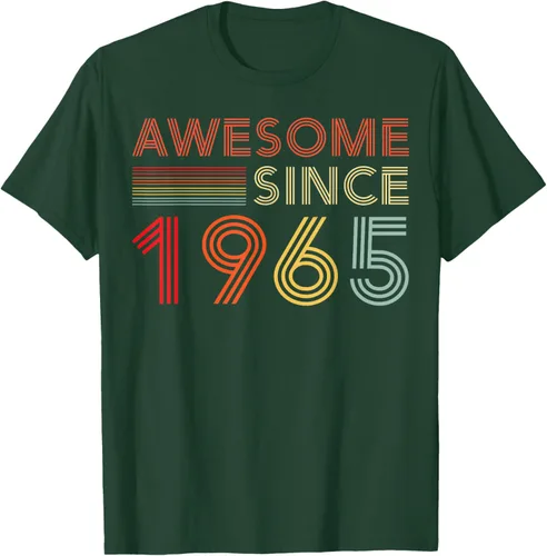 Vista 17 de Camiseta retro de 60 cumpleaños decoraciones para hombres 60 años 1965 60, Negro