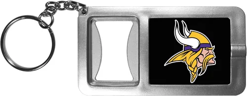 Vista 12 de Siskiyou Sports NFL unisex-adult Flashlight Key Chain With Bottle Opener