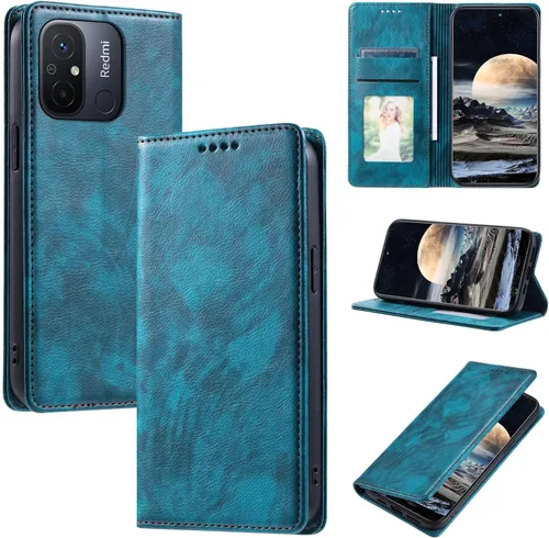 Vista 53 de Funda de cuero compatible con Google Pixel 7, compatible con Google Pixel 7 5G GVU6C GQML3 Flip Folio PU Funda de cuero negro