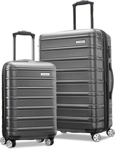 Vista 52 de Samsonite Omni 2 - Equipaje rígido extensible con ruedas giratorias, Plateado (Arctic Silver)