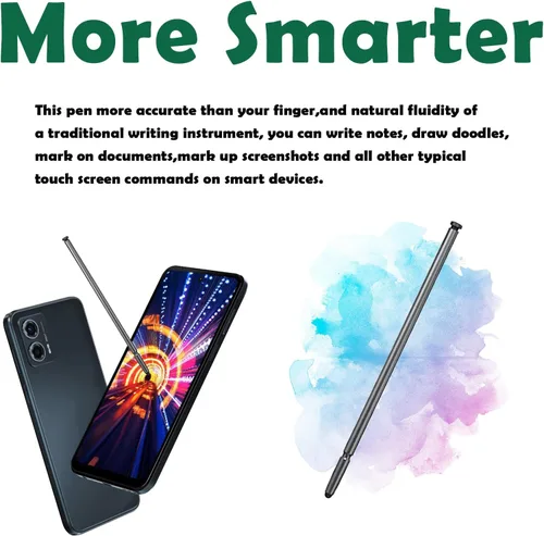 Vista 4 de Repuesto para Moto G Stylus 5G 2023 Stylus Pen para Motorola Moto G Stylus 5G (2023) Pen Touch Pen Moto G 5G 2023 Stylus Pen (negro)
