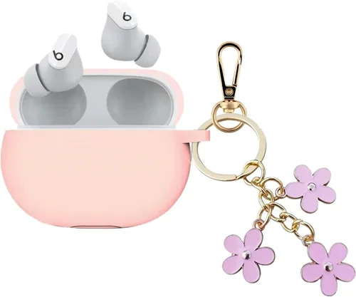 Vista 9 de Funda para nuevos Beats Studio Buds + funda 2023/2021, bonita funda de silicona de Beats Studio Buds de carga, auriculares inalámbricos protectores